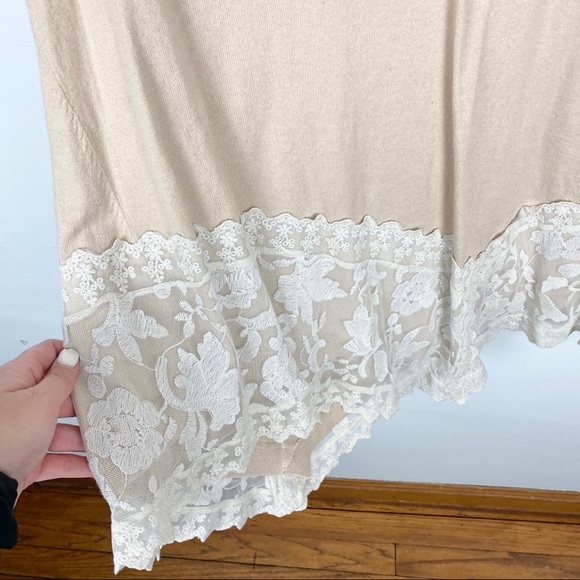 LOGO Lavish Lace Layered Tunic Top - Picture 4 of 4